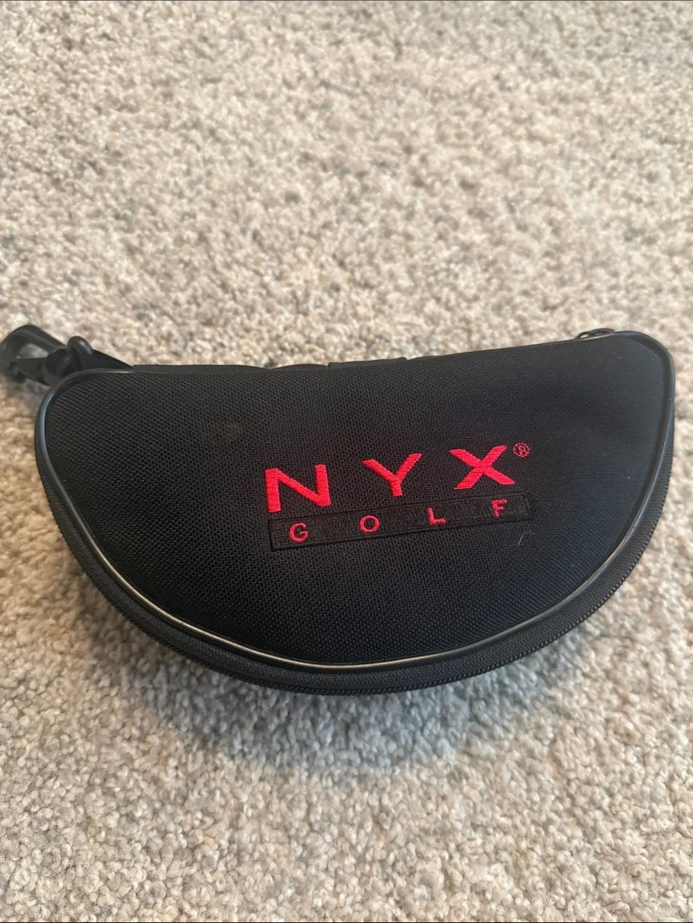 NYX Golf glasses and lens with Zipper Case - Yellow and Dark Smoke